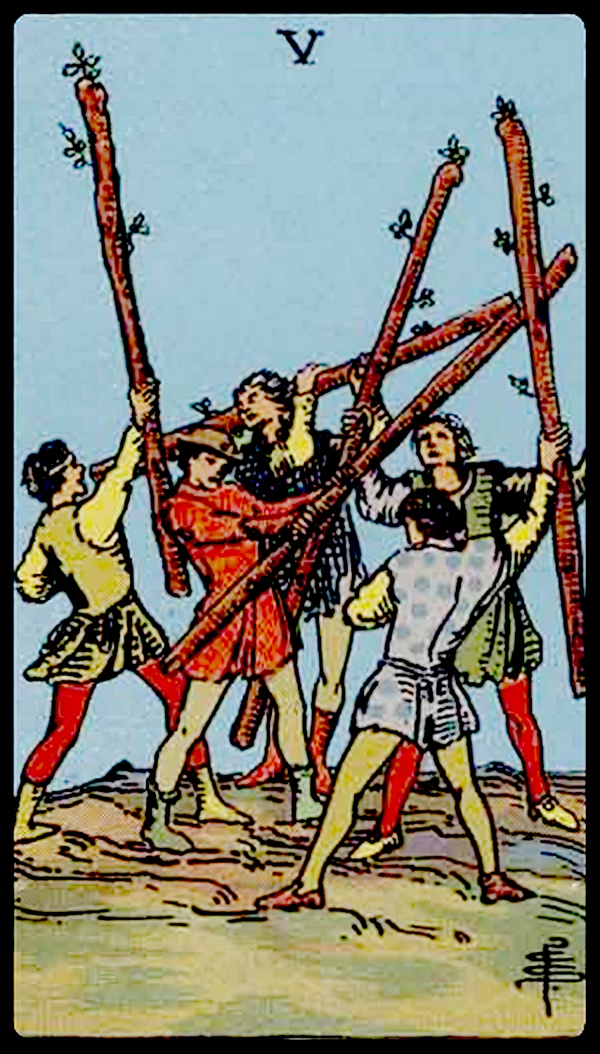 Five of Wands